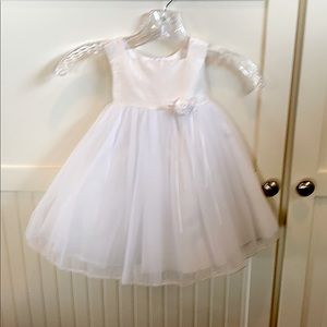 Linen and tulle dress